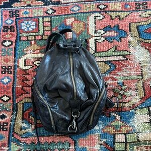 Rebecca Minkoff mini leather backpack purse. Retails for $248 today
